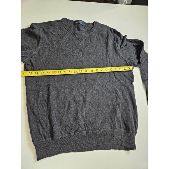 J Crew Dark Gray Crewneck Sweater Medium - Picture 4 of 7